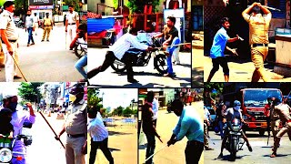 indian police lockdown action