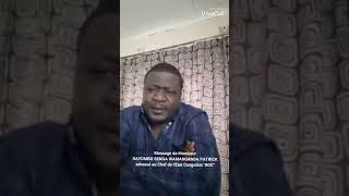 Un Congolais, Habitant à Kolwezi s'adresse au Chef de l'État Congolais (RDC)