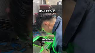 iPad Pro 11 2nd Generation crack screen via change glass replacement and laminating #ipadpro #ipad