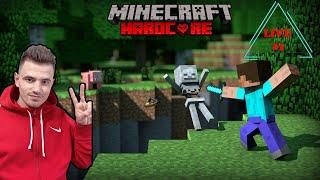 🔴LIVE MINECRAFT HARDCORE! CAT REZIST OARE?  - ROMANIA