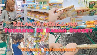 BELANJA MINGGUAN | TOTALNYA DI BAWAH BUDGET | PROMO DISKON | DIAMOND SUPERMARKET #groceryshopping