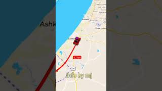 Palestine to Israel Route Map go with texi...#shortvideo #viralshort