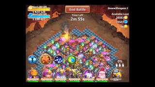 Castle Clash Insane Dungeon 2-9 with f2p heroes