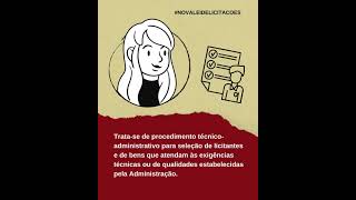 Você sabia  que o procedimento de pré-qualificação é utilizado para selecionar licitantes?