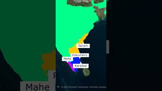 Why Puducherry is Divided into 4 Parts? #upsc #shorts #ias #explore #india