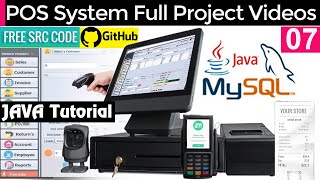 Java MYSQL NetBeans POS  inventory System Full Project with Src code #7 DappCode Powerful POS