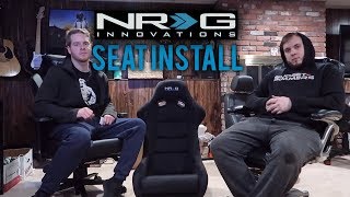 NRG Race Seat Install - E46