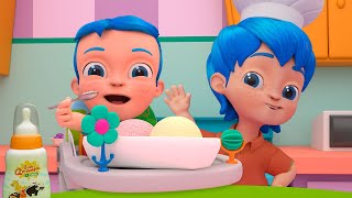 Buenos Modales al Comer 🥣 Canciones Infantiles | La Familia Blu