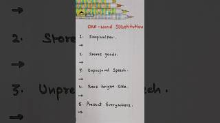 "One Word Substitution 🧠✨ #vocabulary #englishlearning"