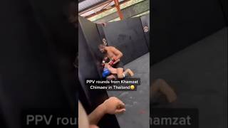 Chimaev smashes training partner