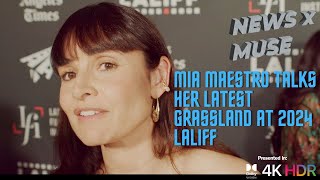 Mia Maestro Talks Her Latest Movie Grassland