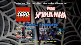 Todas Las Muertes y Derrotas de Los Villanos de "LEGO Marvel Spider-Man: Rojo y Negro" (2023)