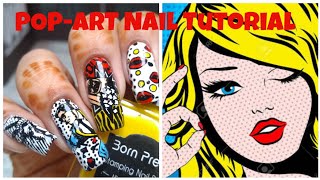 COMIC-CON || POP-ART Nailart Tutorial ||