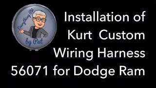 Installation of Curt Custom Wiring Harness for a Dodge Ram 2500