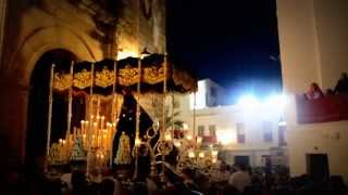 Procesión del Ecce-Homo. Entran en San Miguel la Virgen de los Dolores.