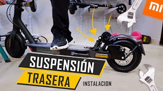 Como montar el suspensión trasera para patinete eléctrico Xiaomi Essential m187 / m365 / PRO