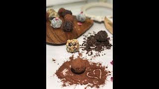 ترافل شکلاتی chocolate truffles