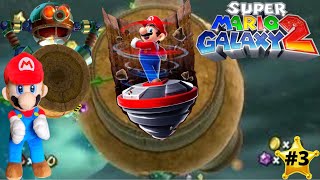 Mario plays super Mario Galaxy 2 episode #3 Spin dig galaxy and Fluffy bluff Galaxy