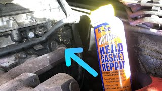 K-Seal Ultimate Permanent Head Gasket Repair, water in exhaust port -  Review #kseal #headgasket