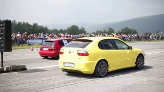 Civic D16z6 vs. Leon FR (Svidnik 2014) drag 1/4mile