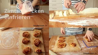 Zimtschnecken einfrieren & richtig auftauen - die besten Tipps & Tricks