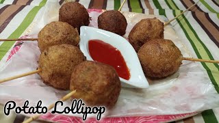 Potato lollipop recipe by kitchen with sifat Potato  evening snack recipe