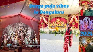 My First Durga Puja experience in Bangalore😍|| Durga puja vibes in Bangalore