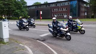 G20-Gipfel HH, Kolonnenfahrt Polizei (Probe), 30.05.2017