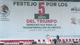 🔴En Vivo 🎥 Ya estamos en el Zócalo para el festejo del triunfo del pueblo