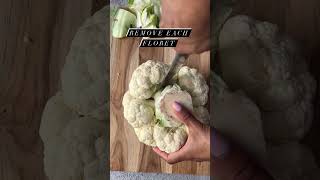 Chopping Cauliflower