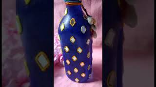 5 minutes DIY# Bottle Art# Best out of the waste # Colour# Beautiful art#