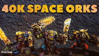 Rescuing SPACE ORKS - Color Testing for an Army