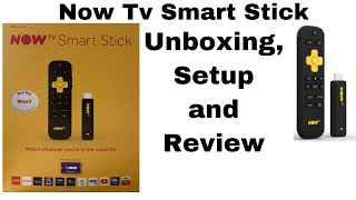 NOW TV Smart Stick Unboxing, Setup and Review