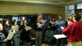 Cappella Romana rehearses Bortniansky