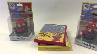 Super Mario Maker & amiibo Unboxing and Overview