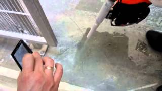 Cleaning the floor (food industry) - IS 75S BLASTER - Dry Ice Blasting