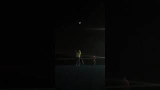 playing tennis at night hits different