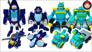 Transformers Rescue Bots Academy Toys Whirl the Flight Bot & Hoist Big & Small Unboxing Video