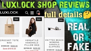 luxlock shop reviews | luxlock.shop legit or scam | luxlock bag/sandals real or fake review