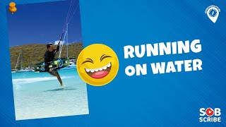 😆 Running On Water | Kiteboarding | Kitesurfing | Kitesurf | Surfing 🔥 ADVENTURES FEVER #shorts