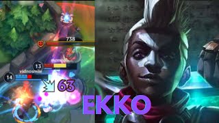 WILD RIFT- EKKO JUNGLE GAMEPLAY IN RANK