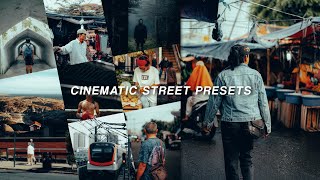 Cinematic Street Presets lightroom Mobile #523