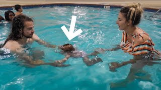 It's Scary Teaching Your Baby How To Swim Under Water