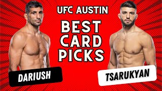 UFC Austin Dariush VS Tsarukyan, Best Card Picks + Best Underdogs and Favorites #ufcaustin #ufc