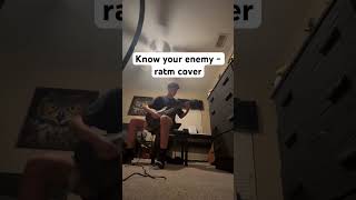 Know your enemy - ratm cover