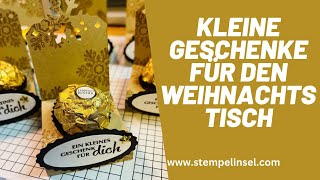 Kleine Geschenke für den Weihnachtstisch ~ Flockenstanze  zu Funkelflocken ~ Stampin'UP! X-MAS 2023