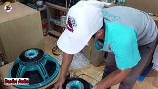 Proses Pengiriman 2 unit Speaker Ashey LS184 ke NTT Via J&T Crgo