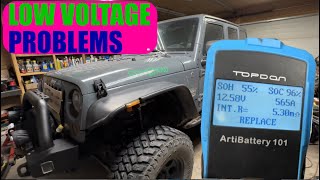 WEAK BATTERIES CAUSING ISSUES IN MY JEEP WRANGLER JKU