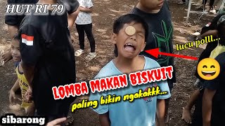 LOMBA AGUSTUSAN LUCU / Lomba Makan Biskuit Paling Ngakak