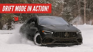 DRIFTING My 2020 AMG CLA 45 Using Drift Mode+!